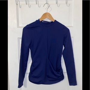 Susana Monaco Long Sleeve Top (Blue)